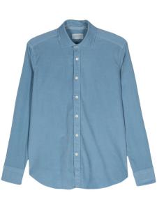 Вельветовая рубашка Tintoria Mattei, синий