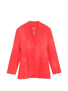 Пиджак с клапанами на карманах Ermanno Scervino, красный