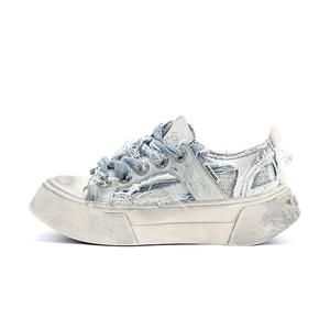 AGE ANGEL Износостойкие увеличивающие рост низкие кроссовки Unisex Denim Blue