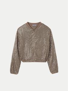 Бомбер стандартного кроя Mayoral, коричневый