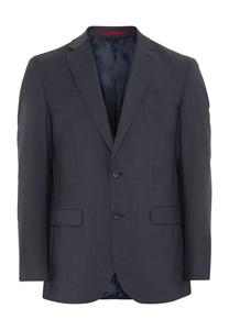 Куртка D Wo темно-синяя, воротник с лацканами, планка на пуговицах, мужская DUNMORE, антарцитовый