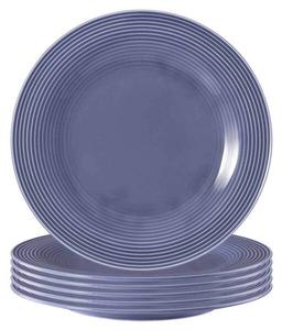 Набор тарелок для завтрака beat colorglaze, 6 шт. Seltmann Weiden, синий