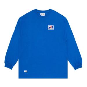 Классическая футболка с нашивкой в виде эмблемы Paris Saint-Germain x Over The Pitch, синяя