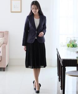 Церемония поступления, костюм для выпускной церемонии, мама, выпускная церемония, официальный комплект для церемонии поступления, церемониальный костюм Pourvous, цвет Navy (Tweed)