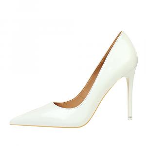 QITUMAUL Стройные каблуки на высоком каблуке 10,5 см женские белые, цвет White[Heel Height 10.5cm]