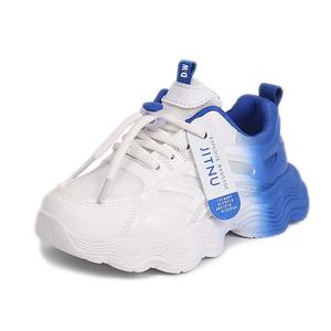 Кроссовки для бега с низким верхом, амортизирующие, устойчивые к истиранию и скольжению, детские D&W, синий