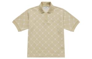 MLB MONOGRAM Collection Boston Red Sox SS25 поло для женщин светло-бежевый желтый