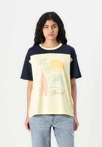 Футболка с принтом DESTINATION CONTENT Hollister Co., желтый