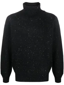 Водолазка в мелкую точку Ferragamo, черный