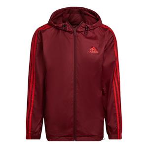 Куртка adidas Essentials 3-Stripes Woven Windbreaker 'Burgundy' HE4319