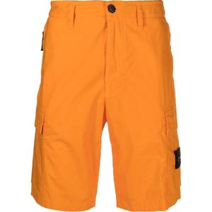 Stone Island Мужские повседневные шорты оранжевого цвета