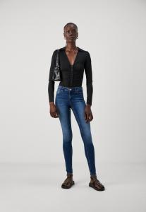 Джинсы облегающие ONLKENDELL LIFE ANKLE ONLY Tall, темно-синий деним