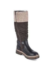 Rieker Ботильоны черного/нуга/дерево