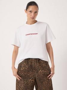 Топ-джерси Long Story Short HUSH, Ecru White