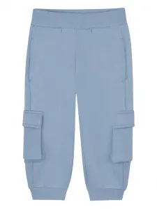 Комплект из толстовки и брюк карго KARL LAGERFELD KIDS, синий