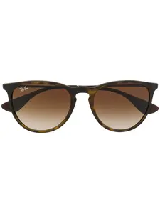 Солнцезащитные очки в круглой оправе Ray-Ban, коричневый