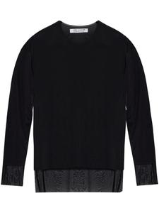 Comme Des Garçons Полупрозрачная блузка Comme Des Garçons Comme Des Garçons Comme Des Garçons, черный