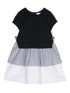 Многослойное платье с бантом Patachou, синий