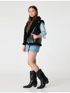 Утепленный жилет KOTON, черный