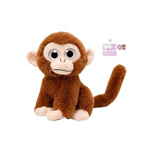 Плюшевая кукла милая обезьянка с большими глазами, высота 18 см/23 см AOLETU
