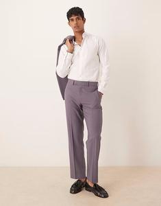 Прямые брюки фиолетового цвета Asos Design
