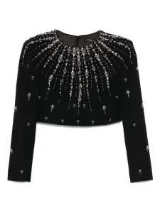 Укороченный топ Franca M.Marquise, черный