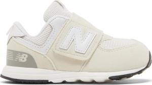 Детские кроссовки New Balance 574 NEW-B Hook & Loop, кремовый/белый
