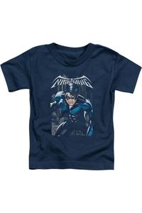 Футболка с коротким рукавом Batman A Legacy для малышей Gildan, темно-синий