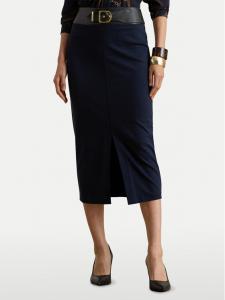 Юбка-карандаш regular fit 200P03729001 Lauren Ralph Lauren, синий