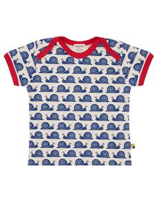 Рубашка loud + proud Schnecken, темно-синий