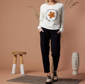 Футболка "Неидеальный эколог" в каменном цвете Known Supply, Stone