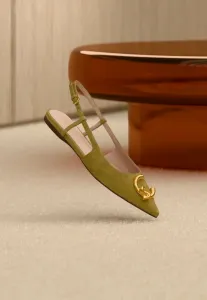 Балетки с открытой пяткой Coccinelle, Seagrass