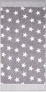 Полотенце Dyckhoff "Звезды", (1 шт.), со звездами и полосками 70х140 см (1 шт.), серый