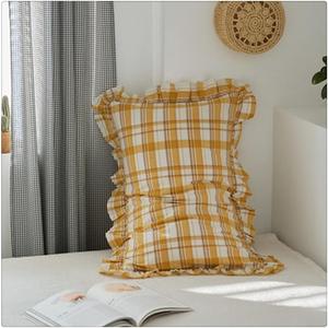 ZUIAI Наволочка рюшами натуральный хлопок