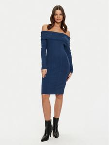Трикотажное платье облегающего кроя Guess, синий