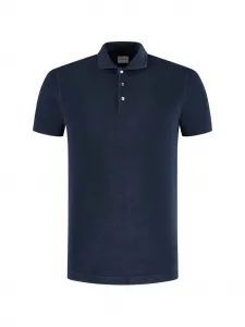 Рубашка поло на пуговицах Fedeli, синий