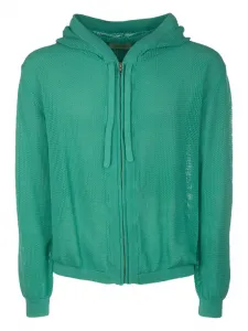 Худи на молнии Laneus, зеленый