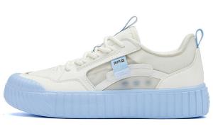 Кроссовки для скейтборда женские низкие Feather белый/легко-голубой 361°