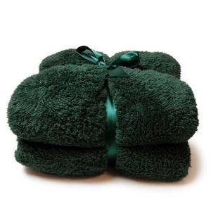 Покрывало Unique Living Teddy 2, 200x1x150 см, темно-зеленый