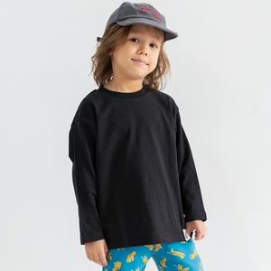 Однотонная футболка с длинными рукавами в полоску Branshes, цвет 85_Black