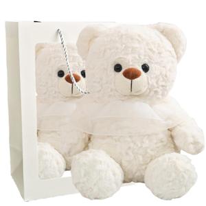 Милые плюшевые куклы принцесса медвежонок, высота 35см/50см/60см, длина 35см Mise, Princess Bear-Ecru (Shopping Bag)