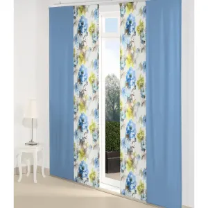 Шторка Schiebegardine MOLINELLA с панельной кареткой, 1 шт. Wirth, синий