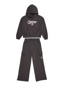CONVERSE Спортивный костюм в темно-коричневом цвете