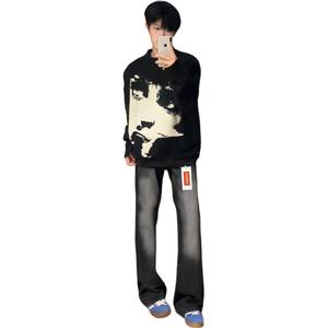 Джинсы Unisex Moderate Flared ZIAREL, черный серый