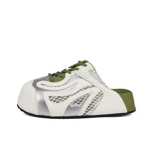 Yang Nianhua Тихие нескользящие быстросохнущие закрытые тапочки женские зеленые, цвет Green