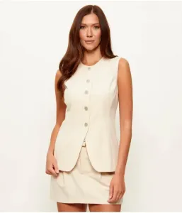 Жилет CAMILLE slim fit Guess Jeans, бежевый