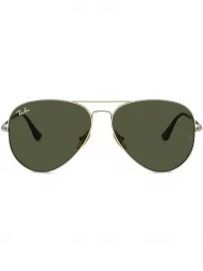 Солнцезащитные очки Aviator Titanium Ray-Ban, золотой