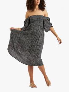 Гофрированное платье для беременных эмми Ripe, цвет Black/Natural