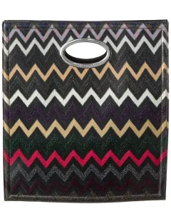 Сумка-тоут с кожаной отделкой Missoni