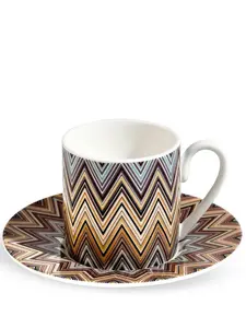 Набор Zig Zag Jarris из чашки и блюдца для кофе Missoni Home, нейтральный